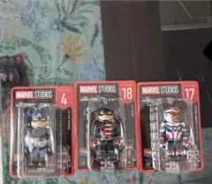 ベアブリック賞　セット販売　ファミマ限定4, 17, 18 キャプテン・アメリカ