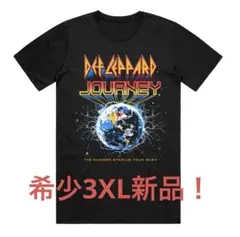 超レア新品XXXL！JOURNEY×DEF LEPPARDサマーツアーTシャツ黒