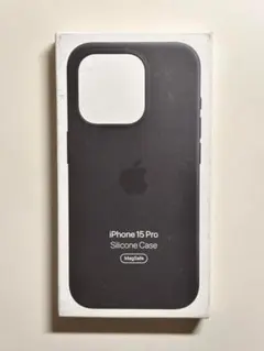 【新品】純正 iPhone 15 Pro シリコンケース・ブラック②