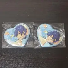 漣ジュン ハート缶バッジ