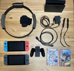 Nintendo Switch本体2台＋ゲームソフト＆周辺機器セット