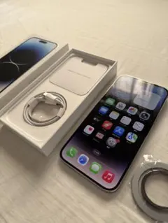 【値下げ可】iPhone14 promax 256GB シルバー ※説明要確認