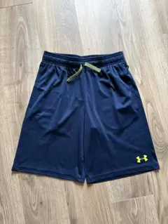 アンダーアーマー ハーフパンツ キッズ ジュニア ネイビー 160
