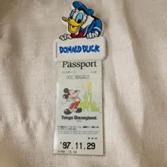 東京ディズニーランド　チケットホルダー　ドナルド　1997年