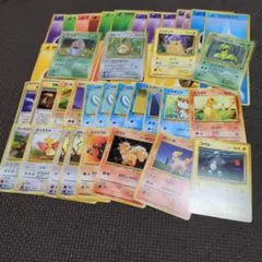 ポケモンカード 旧裏のみ 50枚セット まとめ売り キラ 全面ホロ ピカチュウ