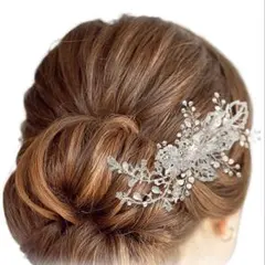 【新品未使用】髪飾り ヘアアクセサリー ヘッドドレス ヨーロッパ調 ビジューg