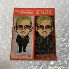 EXILE ATSUSHI 千社札ステッカー 新体制 LDH JAPAN 2種