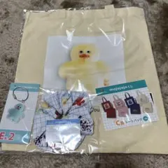 ドキドキくじ　mojojojo C賞 トートバッグE 賞キーホルダー、シュシュ