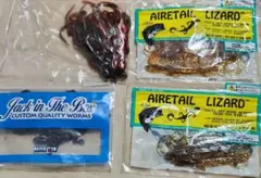 リザード系ワーム AIRETAILE LIZARD K-C TACKLEバス釣りのサムネイル