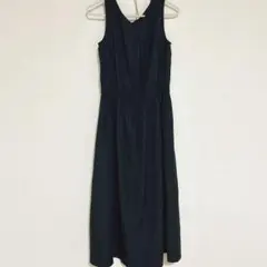 GU ノースリーブ ロングワンピース S ブラック かわいい オシャレ きれいめ