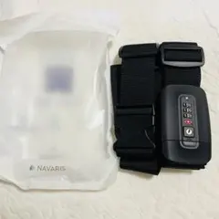 新品 スーツケースベルト ラゲッジタグ TSAロック 黒 ネームタグ付き
