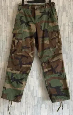 米軍本物ウッドランド迷彩パンツ1968年官給品M/XL - メルカリ