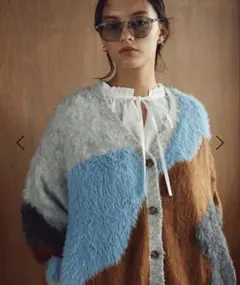 BAYFLOW ニュアンスパターンカーディガン