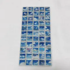 【平成レトロ】未使用　タイルみたいなシール　レモン株式会社