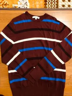 UNIQLO×JWanderson 薄手ニットLボルドー