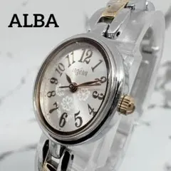 【稼動品】SEIKO ALBA アルバ　アンジェーヌ　ラウンド シルバー