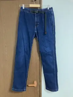 GRAMICCI デニムパンツ ウェビングベルト付き　NNパンツ　ニューナローのサムネイル