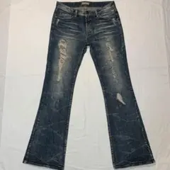 vintage goa damage design flare denimのサムネイル