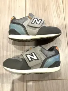 New Balance 996 14cmスニーカー グレー/オレンジ
