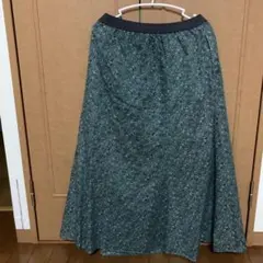 studio clipマーメイドプリントスカートグリーンMサイズのサムネイル