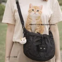 フェリシモ 猫部 ブラック ショルダーバッグ ミニバッグ