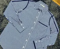 【超激レア】ZARA ロングスリーブストライプシャツWomen‘s L 廃番貴重