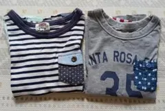 【２枚セット】男児半袖110cm