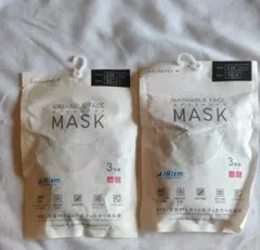 UNIQLO エアリズムマスク ふつう Lサイズブラック ２セット 6枚