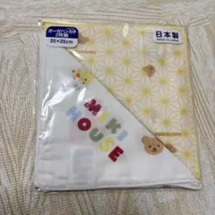 【新品】ミキハウス ベビー ガーゼハンカチセット　ガーゼ　沐浴布