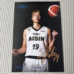 非売品　シーホース三河　西田優大　ポストカード