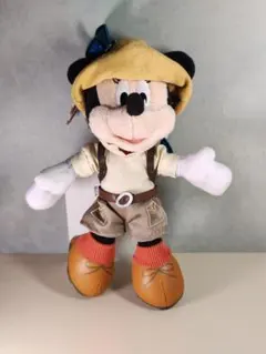 ミニーマウス ディズニーランド41周年 ぬいぐるみバッジ