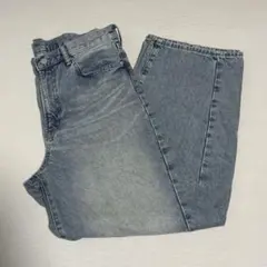 ※じゅんいち様専用　GU バレルレッグジーンズ　32inch