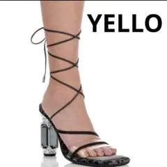 【美品】YELLO 編み上げサンダルのサムネイル