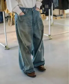 refomed デニムパンツ 24AW FRESH MAN DENIM WIDE PANTS USED -INDIGO- | IN ONLINE STORE