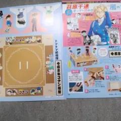 ◇女性セブン 付録 名探偵コナン 紙相撲 説明書付 2点セット