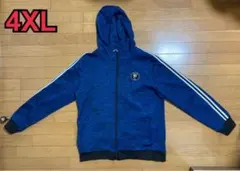 【美品】フルジップパーカー 4XL ワッペン付き