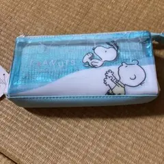 PEANUTS スヌーピー 筆箱 水色