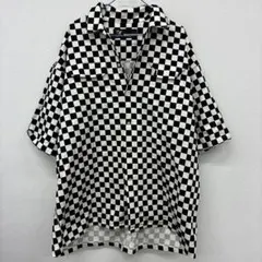 FAT チェッカーフラッグ柄 シャツ　タ60のサムネイル