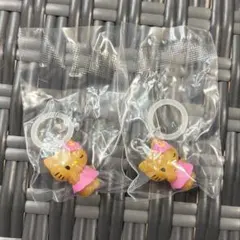 ハローキティ めじるしアクセサリー チャーム 日焼け 2個セット