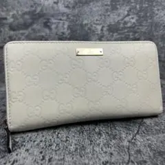 2026年最新】gucci 白 長財布の人気アイテム - メルカリ
