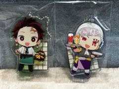 鬼滅の刃スイパラコラボ 竈門炭治郎 宇髄天元 アクキーセットおまけ付き