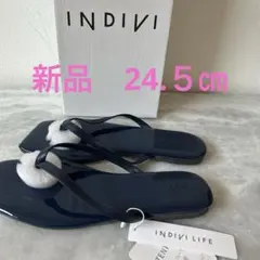 新品　INDIVI サンダル　24.5㎝のサムネイル