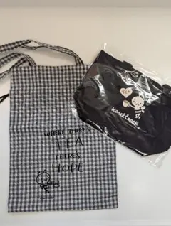 【新品未使用】カレルチャペック紅茶店　バジーちゃんミニトート＆2WAY巾着バッグ