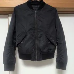 UNIQLO MA-1ブルゾン レディース