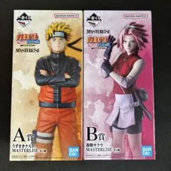 一番くじ NARUTO-ナルト- 疾風伝 風影奪還編フィギュアC賞B賞E賞F賞2