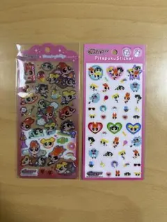 パワパフ　ドロップジェリーシール&pitapukuステッカー