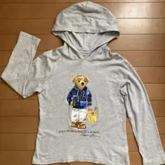Polo Ralph Lauren ポロベア フード付き長袖カットソー M
