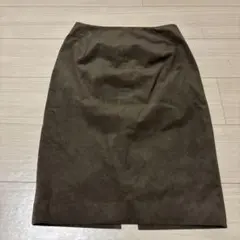UNITED ARROWS タイトスカート スエード調