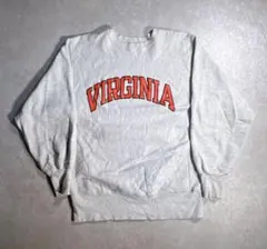 90s USA製 リバースウィーブ スウェット 美品 バージニア 1段アーチ