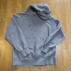 GU グレー フード付きパーカー